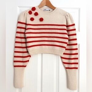 Zara Cropped Sweater Size S